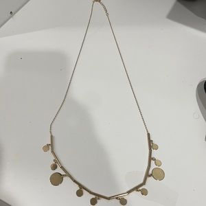 Costume gold necklace.